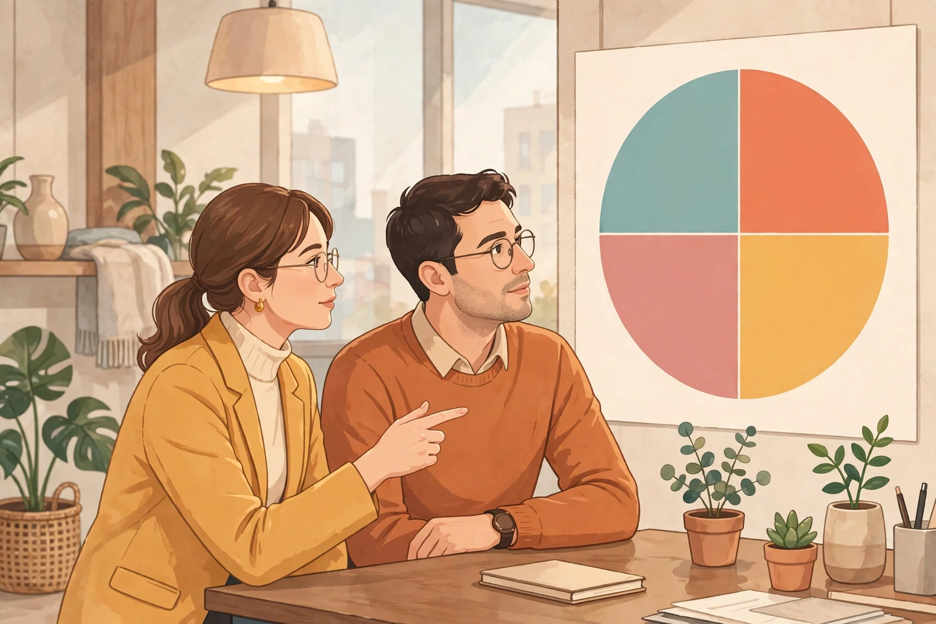 Diagram of the four DISC personality test styles explained