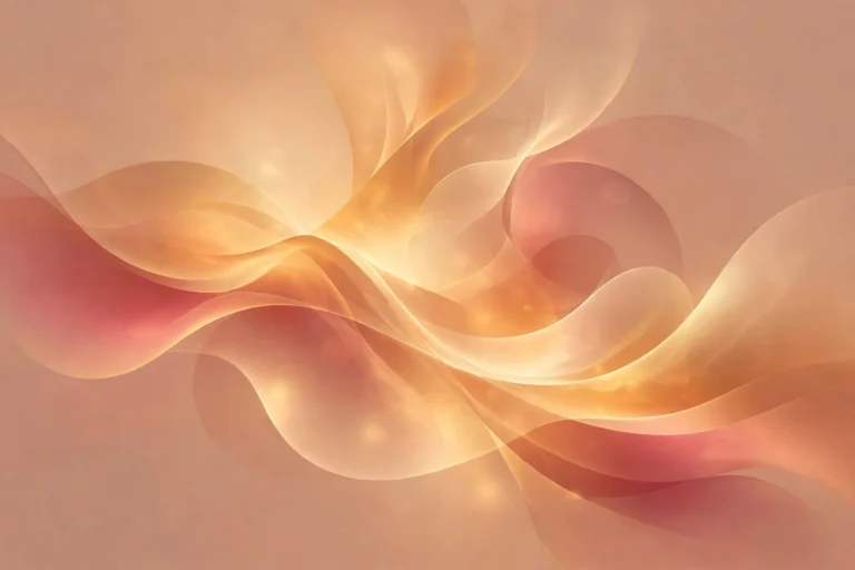 Warm abstract artwork representing the kindness and care of Enneagram Type 2