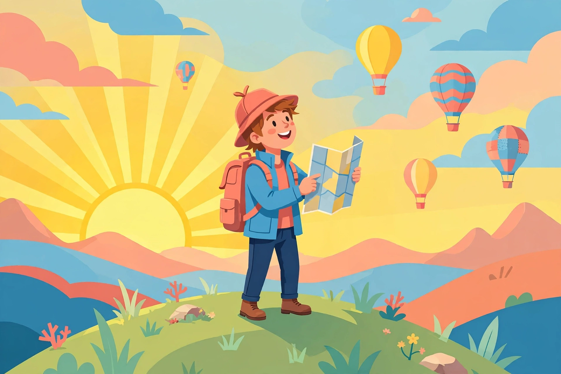 Illustration representing Enneagram Type 7 personality