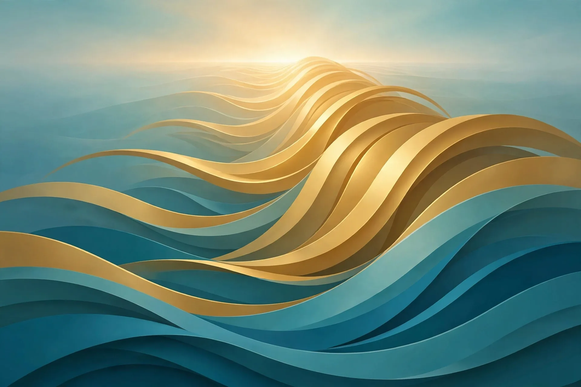 Abstract illustration of achievement and personal growth